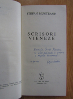Stefan Munteanu - Scrisori vieneze (cu autograful autorului)
