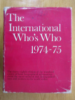 The International Who's Whos, 1974-1975