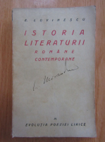 Anticariat: E. Lovinescu - Istoria literaturii romane contemporane (volumul 2)
