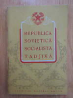 Republica sovietica socialista Tadjika