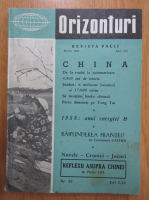 Revista Orizonturi, anul VII, nr. 82, martie 1958