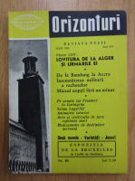 Revista Orizonturi, anul VII, nr. 86, iulie 1958