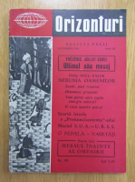 Revista Orizonturi, anul VII, nr. 89, octombrie 1958