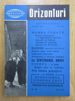 Revista Orizonturi, anul VIII, nr. 92, ianuarie 1959