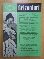 Revista Orizonturi, anul VIII, nr. 94, martie 1959