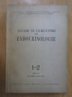 Studii si cercetari de endocrinologie, anul VI, nr. 1-2, ianuarie-iunie 1955