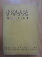 A. A. Smirnov - Probleme de psihologia intelegerii