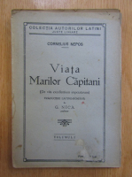 Cornelius Nepos - Viata marilor capitani (volumul 1)