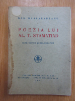 Dem. Bassarabeanu - Poezia lui Al. T. Stamatiad