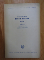 Dictionarul Limbii Romane, tomul VI, fascicula a 5-a