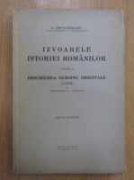 G. Popa Lisseanu - Izvoarele istoriei romanilor (volumul 2)
