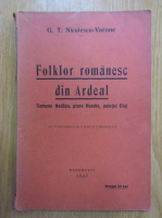 G. T. Niculescu Varone - Folklor romanesc din Ardeal