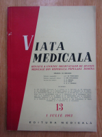 M. Voiculescu - Revista Viata medicala, nr. 13, iulie 1963