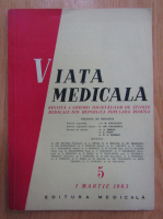 M. Voiculescu - Revista Viata medicala, nr. 5, martie 1963