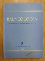 Revista Balneologia, nr. 2, noiembrie-decembrie 1956