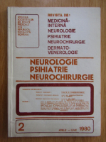 Revista Neurologie, Psihiatrie, Neurochirurgie, nr. 2, aprilie-iunie 1980