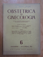 Revista Obstetrica si ginecologia, nr. 6, noiembrie-decembrie 1961