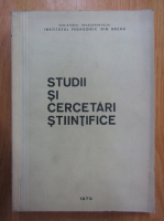 Studii si cercetari stiintifice