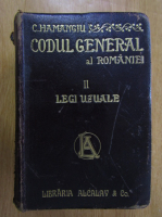Anticariat: C. Hamangiu - Codul general al Romaniei (volumul 2)