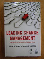 David M. Herold - Leading Change Management