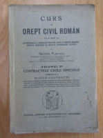 George Plastara - Curs de drept civil roman (volumul 6, partea a II-a)