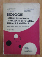 I. C. Voiculescu - Biologie, manual pentru anul II liceu