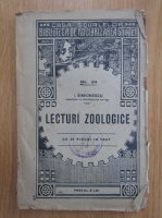 I. Simionescu - Lecturi zoologice