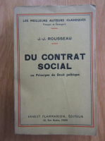 Jean Jacques Rousseau - Du contrat social