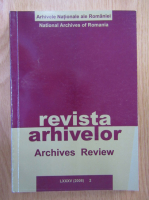 Revista Arhivelor, anul LXXXV, nr. 2, 2008