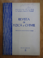 Revista de fizica si chimie, anul XIV, nr. 8, august 1977