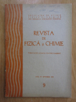 Revista de fizica si chimie, anul XV, nr. 9, septembrie 1978