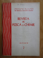 Revista de fizica si chimie, anul XVII, nr. 7, iulie 1980