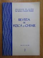 Revista de fizica si chimie, anul XVIII, nr. 7, iulie 1981