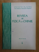 Revista de fizica si chimie, anul XX, nr. 5, mai 1983