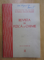 Revista de fizica si chimie, anul XXI, nr. 11, noiembrie 1984