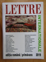 Revista Lettre Internationale, nr. 109, primavara 2019