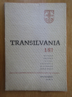 Revista Transilvania, anul X, nr. 1, 1981