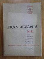 Revista Transilvania, anul X, nr. 10, 1981