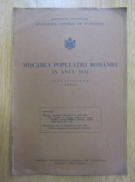 Miscarea populatiei Romaniei in anul 1931