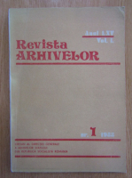 Revista Arhivelor, anul LXV, nr. 1, 1988 (volumul 50)