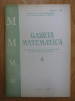 Revista Gazeta Matematica, anul I, nr. 4, 1980