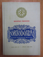 Revista Ortodoxia, anul XXXI, nr. 2, aprilie-iunie 1979