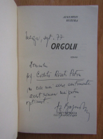 Augustin Buzura - Orgolii (cu autograful autorului)
