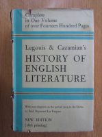 Emile Legouis - History of English Literature
