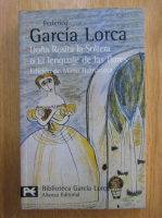 Federico Garcia Lorca - Dona Rosita la Soltera o El lenguaje de las flores