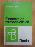 I. Simiti - Elemente de farmacie clinica