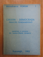 Ioana Maria Ionescu - Crestin-democratia