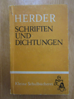 Johann Gottfried Herder - Schriften und Dichtungen