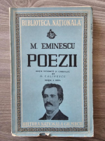 Anticariat: Mihai Eminescu - Poezii. Editie intocmita de George Calinescu (1943)