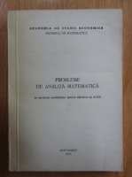 Probleme de analiza matematica